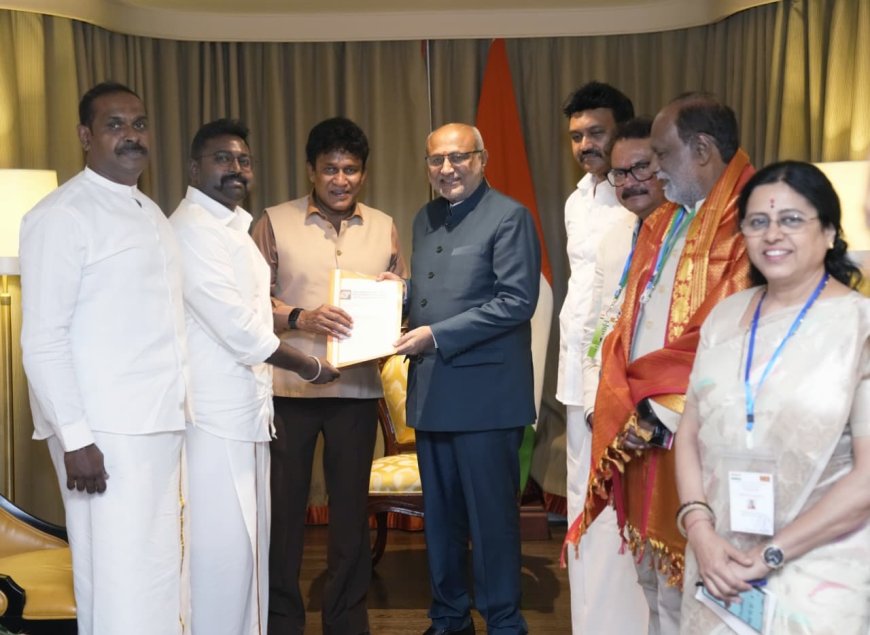 மலையகக் கட்சித் தலைவர்கள், இந்திய துணை ஜனாதிபதியுடன் சந்திப்பு